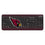 Arizona Cardinals Linen Wireless USB Keyboard-0