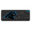 Carolina Panthers Linen Wireless USB Keyboard-0