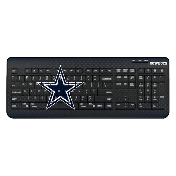 Dallas Cowboys Linen Wireless USB Keyboard-0