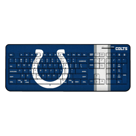 Indianapolis Colts Stripe Wireless USB Keyboard-0