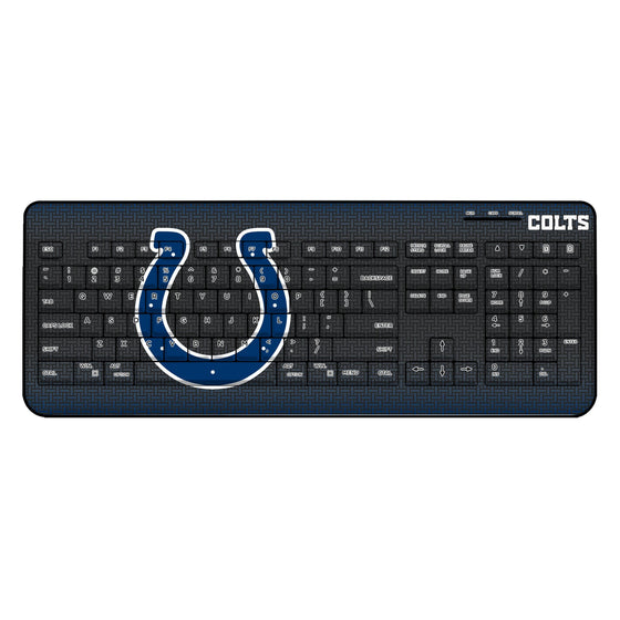 Indianapolis Colts Linen Wireless USB Keyboard-0