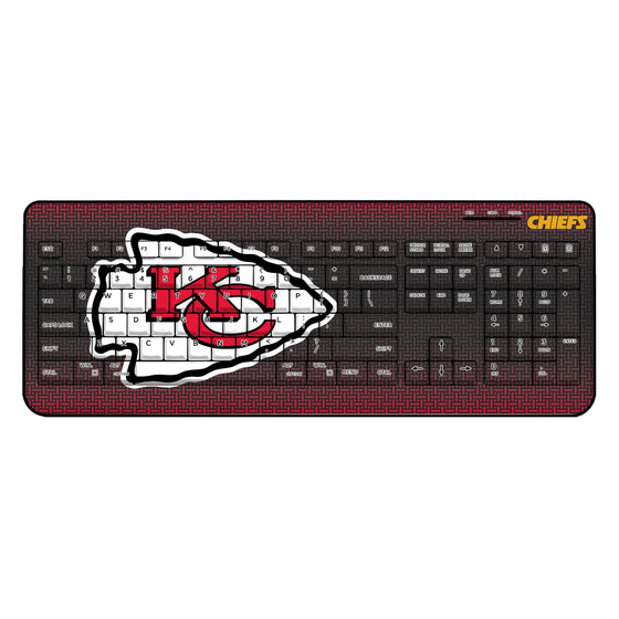 Kansas City Chiefs Linen Wireless USB Keyboard-0