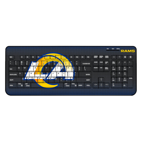 Los Angeles Rams Linen Wireless USB Keyboard-0