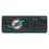 Miami Dolphins Linen Wireless USB Keyboard-0