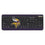 Minnesota Vikings Linen Wireless USB Keyboard-0