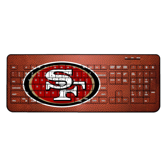 San Francisco 49ers Football Wireless USB Keyboard-0