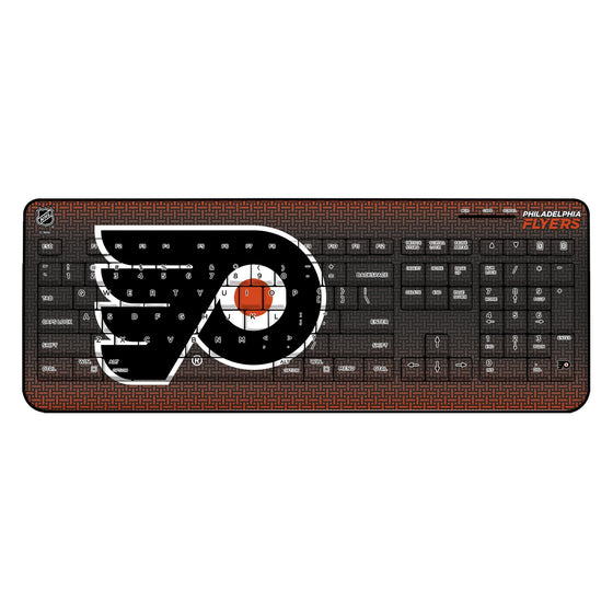 Philadelphia Flyers Linen Wireless USB Keyboard-0