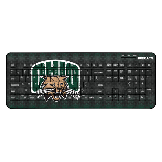 Ohio University Bobcats Linen Wireless USB Keyboard-0