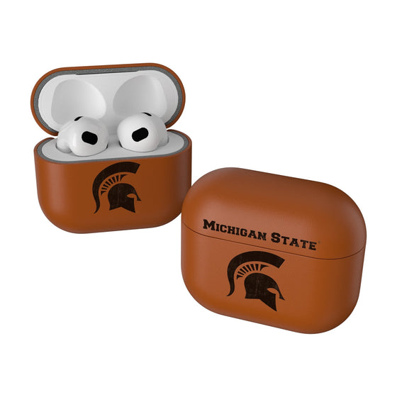 Michigan State Spartans Burn AirPod Case Cover-0