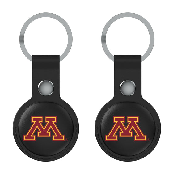 Minnesota Golden Gophers Insignia Black Airtag Holder 2-Pack-0