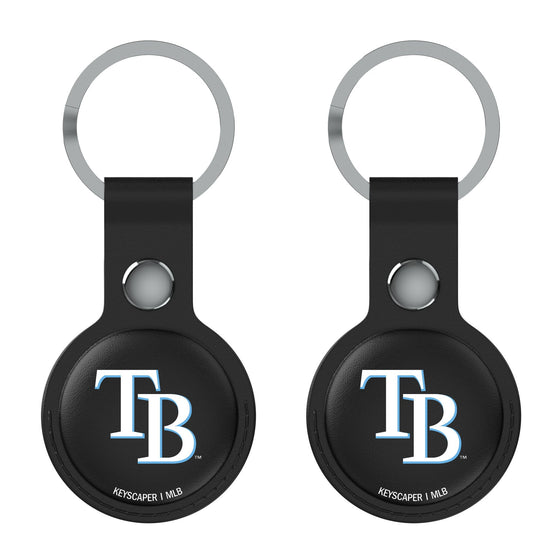 Tampa Bay Rays Insignia Black Airtag Holder 2-Pack-0