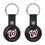 Washington Nationals Insignia Black Airtag Holder 2-Pack-0