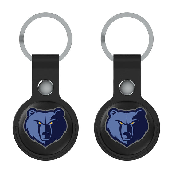 Memphis Grizzlies Insignia Black Airtag Holder 2-Pack-0