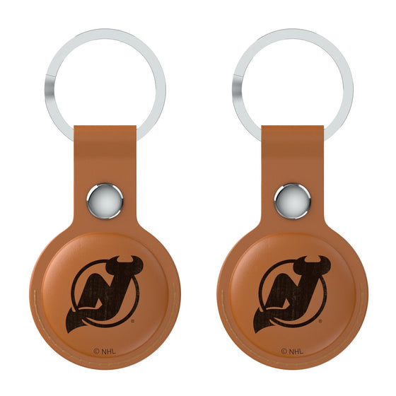 New Jersey Devils Burn Brown Airtag Holder 2-Pack-0