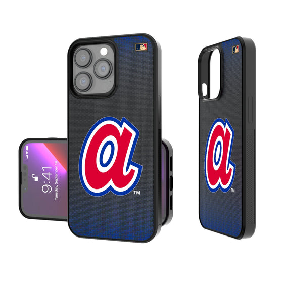 Atlanta Braves 1972-1980 - Cooperstown Collection Linen Bump Phone Case-0