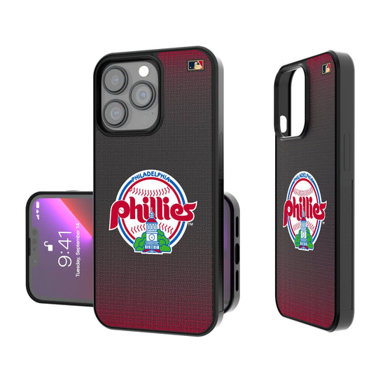 Philadelphia Phillies 1984-1991 - Cooperstown Collection Linen Bump Phone Case-0