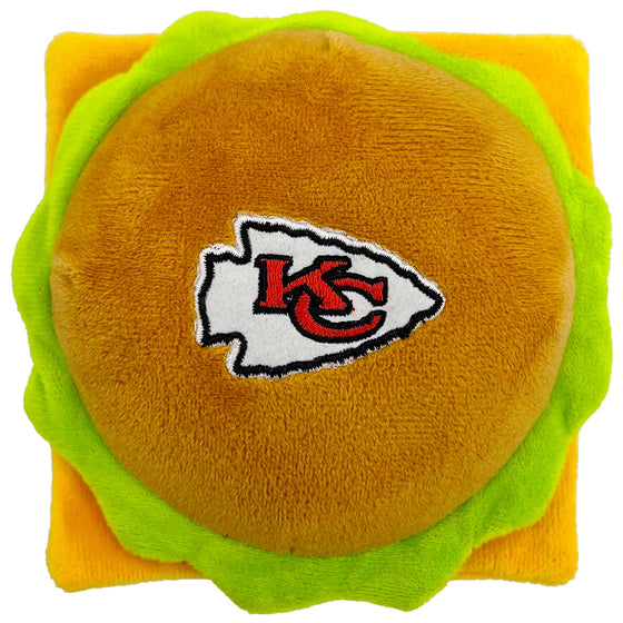 Kansas City Chiefs Hamburger Toy by Pets First