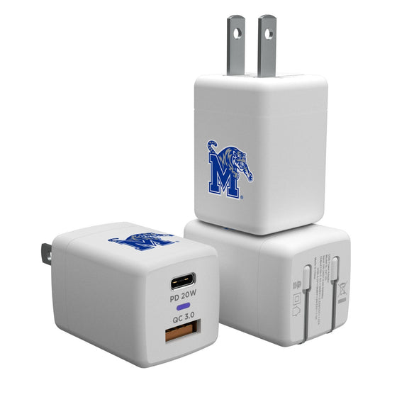 University of Memphis Tigers Insignia USB A/C Charger-0