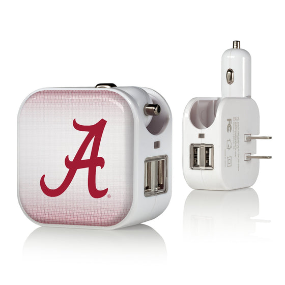 Alabama Crimson Tide Linen 2 in 1 USB Charger-0