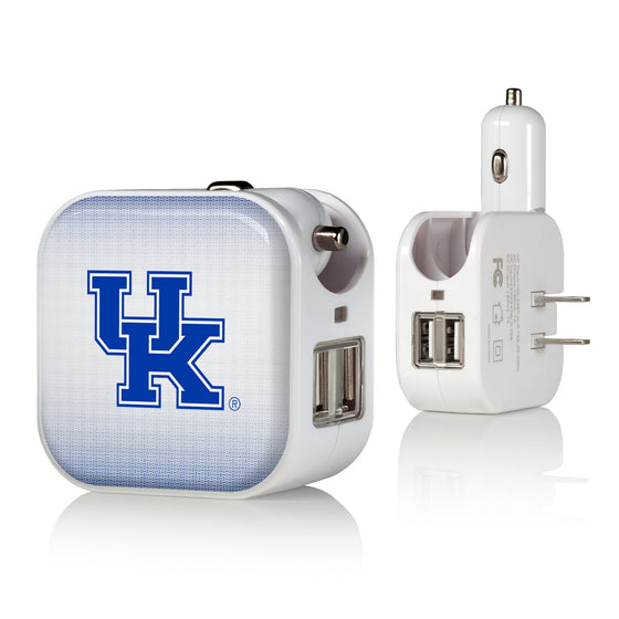 Kentucky Wildcats Linen 2 in 1 USB Charger-0