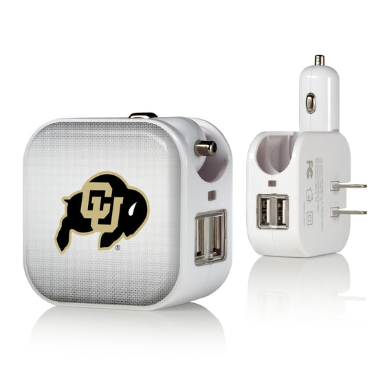 Colorado Buffaloes Linen 2 in 1 USB Charger-0