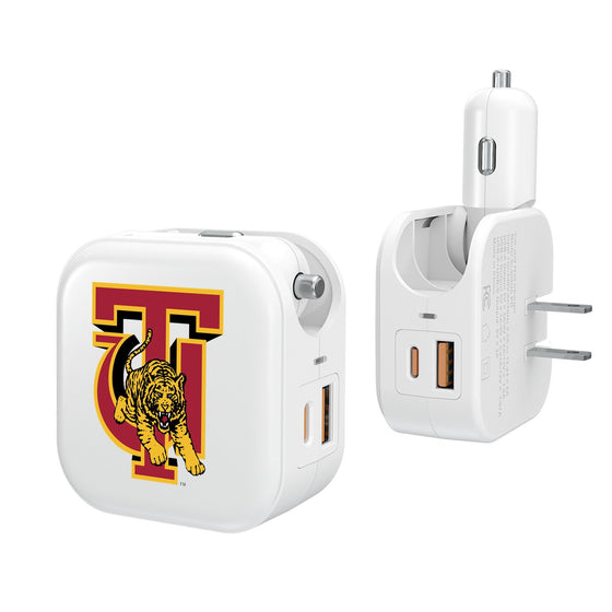 Tuskegee University Golden Tigers Insignia 2 in 1 USB Charger-0