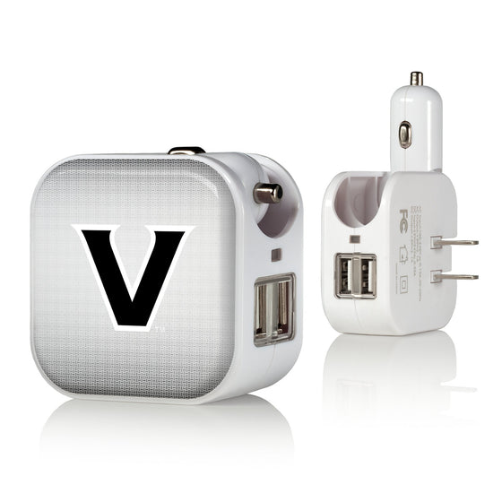 Vanderbilt Commodores Linen 2 in 1 USB Charger-0