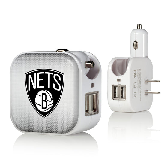 Brooklyn Nets Linen 2 in 1 USB Charger-0