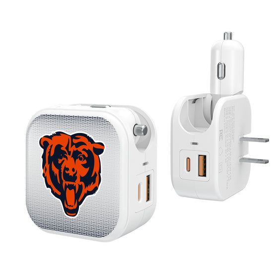 Chicago Bears Linen 2 in 1 USB Charger-0