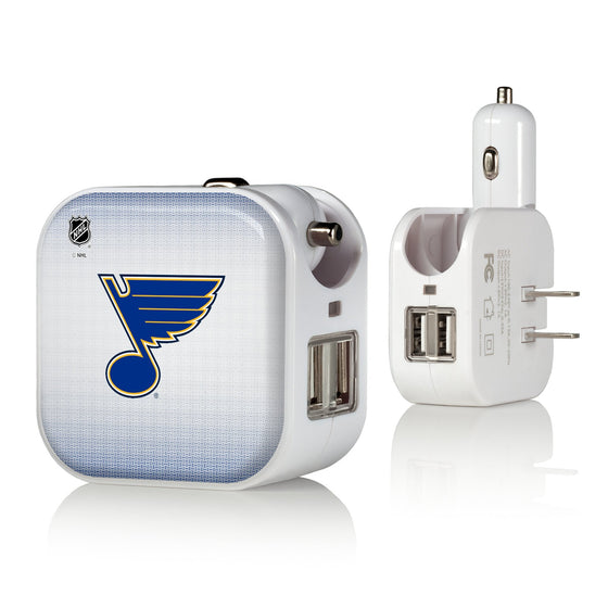 St. Louis Blues Linen 2 in 1 USB Charger-0
