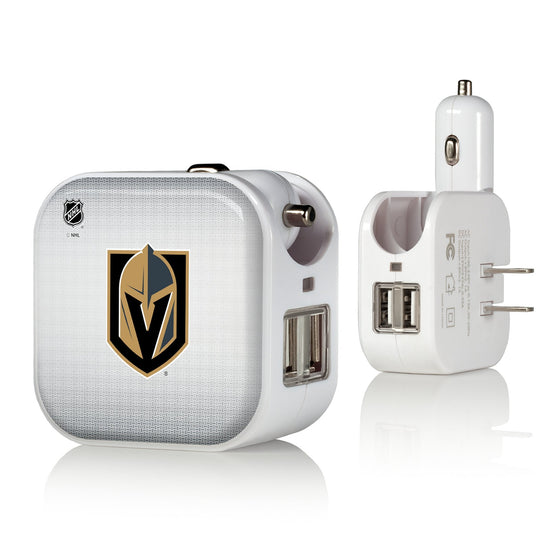 Vegas Golden Knights Linen 2 in 1 USB Charger-0
