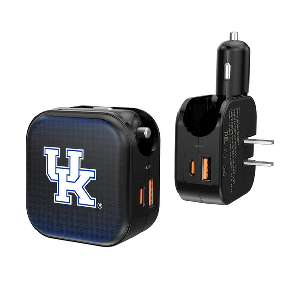 Kentucky Wildcats Linen 2 in 1 USB A/C Charger-0