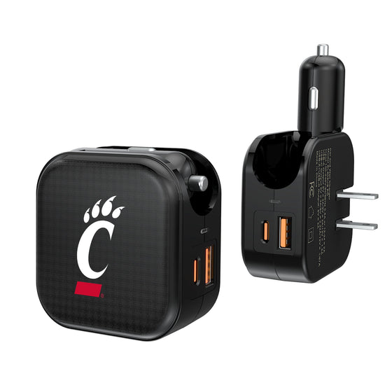 Cincinnati Bearcats Linen 2 in 1 USB A/C Charger-0