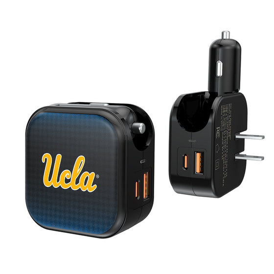 UCLA Bruins Linen 2 in 1 USB A/C Charger-0