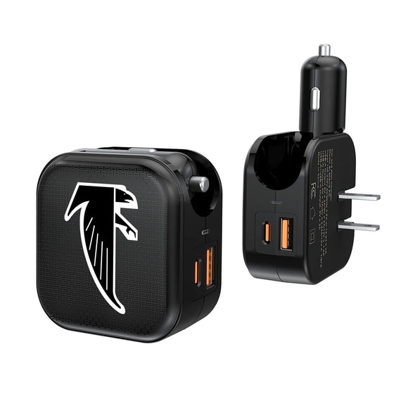 Atlanta Falcons Classic  Linen 2 in 1 USB A/C Charger-0