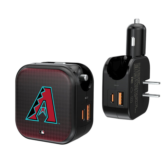 Arizona Diamondbacks Linen 2 in 1 USB A/C Charger-0