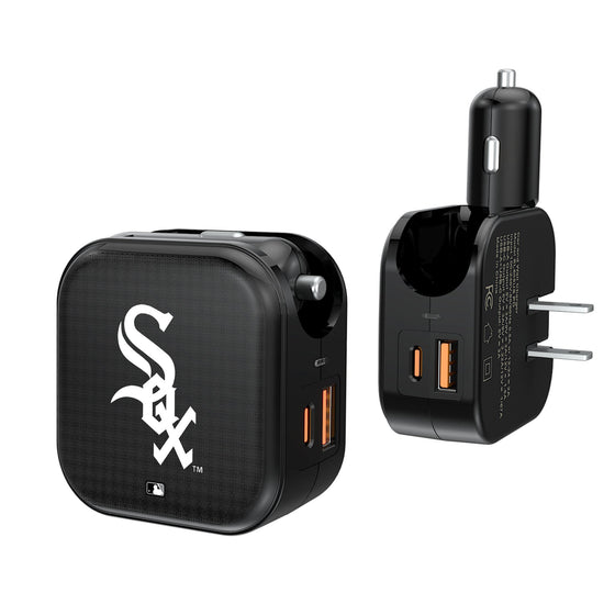 Chicago White Sox Linen 2 in 1 USB A/C Charger-0