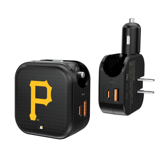 Pittsburgh Pirates Linen 2 in 1 USB A/C Charger-0