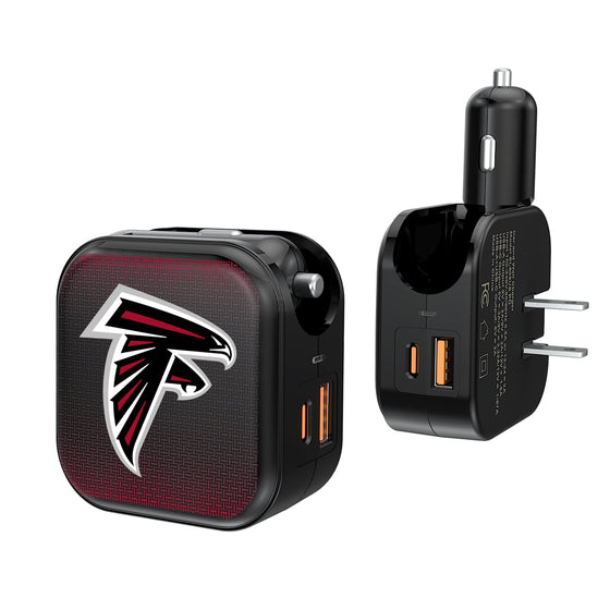 Atlanta Falcons Linen 2 in 1 USB A/C Charger-0