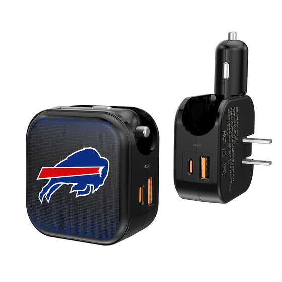 Buffalo Bills Linen 2 in 1 USB A/C Charger-0