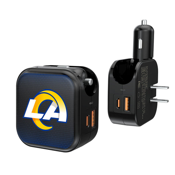 Los Angeles Rams Linen 2 in 1 USB A/C Charger-0