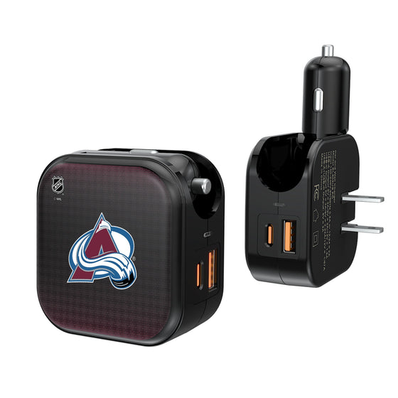 Colorado Avalanche Linen 2 in 1 USB A/C Charger-0