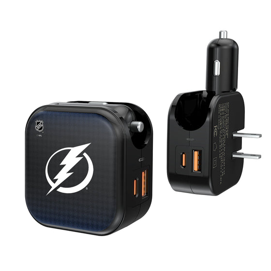 Tampa Bay Lightning Linen 2 in 1 USB A/C Charger-0