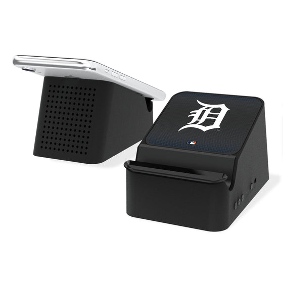 Detroit Tigers Linen Wireless Charging Station and Bluetooth Speaker-0