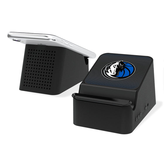 Dallas Mavericks Linen Wireless Charging Station and Bluetooth Speaker-0