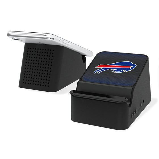 Buffalo Bills Linen Wireless Charging Station and Bluetooth Speaker-0