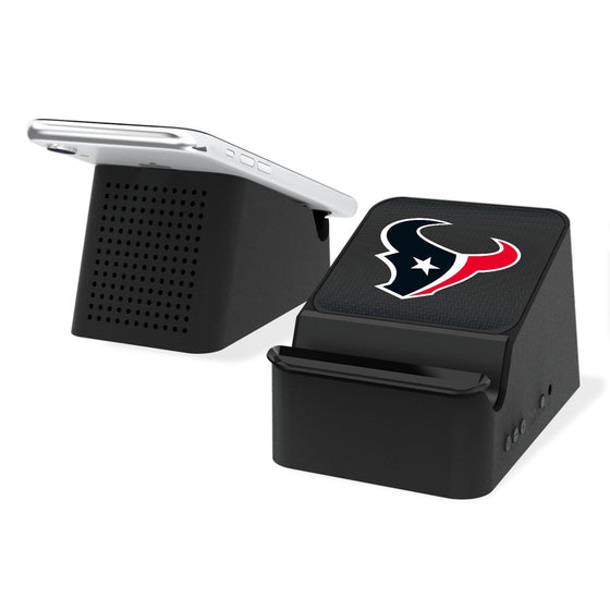 Houston Texans Linen Wireless Charging Station and Bluetooth Speaker-0