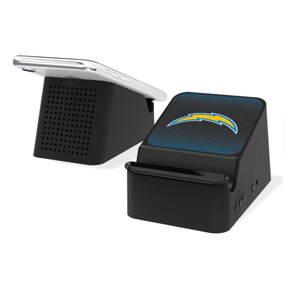 Los Angeles Chargers Linen Wireless Charging Station and Bluetooth Speaker-0