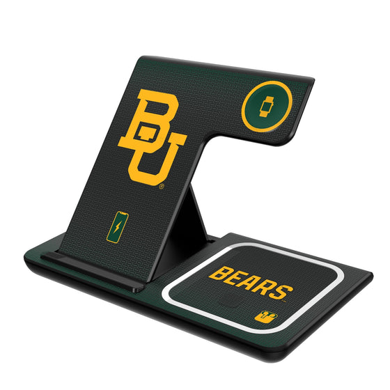 Baylor Bears Linen 3 in 1 Charging Station-0