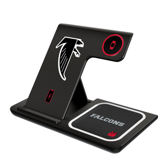 Atlanta Falcons Classic  Linen 3 in 1 Charging Station-0